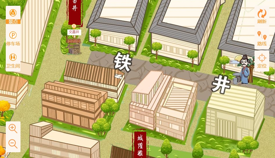 公安智慧景区：手绘地图与语音导览的完美融合